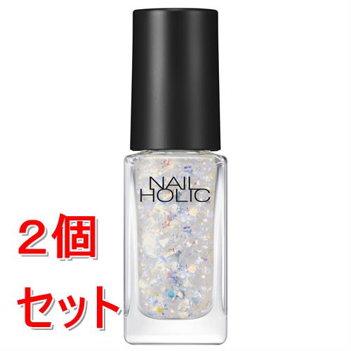 GOSEN - 《セット販売》 コーセー ネイルホリック　ラメフレークカラーズ　#045 (5mL)×2個セット　ラメ　速乾仕上げ
