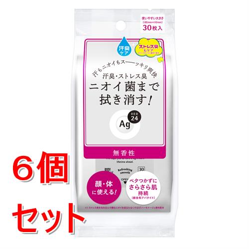 《セット販売》 ファイントゥデイ エージー24　クリアシャワーシートn(無香性)　(30枚)×6個セット　Ag