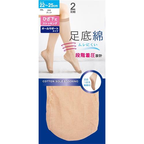 Other - 関東ナイロン ZHSCG2　足底綿ゾッキひざ下丈　ティナ　22-25CM　2足組