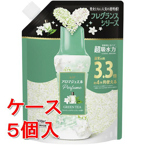 Other - 《ケース販売》P&G レノア アロマジュエル Perfume お洗濯の香り付けビーズ アロマティックグリーンティーの香り 詰め替え 超特大 (1410mL)×5個セット