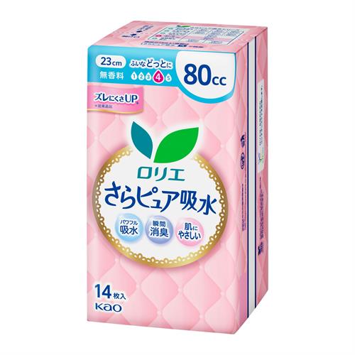 花王 ロリエさらピュア吸水　80cc (14枚)