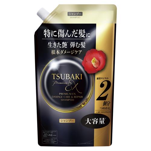 ファイントゥデイ TSUBAKI　プレミアムEX　ダメージケア&リペア　シャンプー　詰替え　600mL　ツバキ　つめかえ