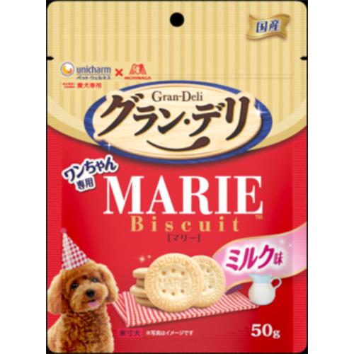 Rakuten - ユニ・チャームペットケア グラン・デリ　ワンちゃん専用マリービスケット　ミルク味50g