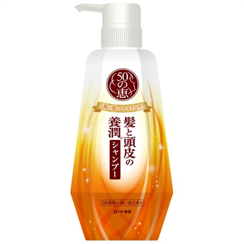 ロート製薬 50の恵 髪と頭皮の養潤シャンプー (400mL) エイジングケア