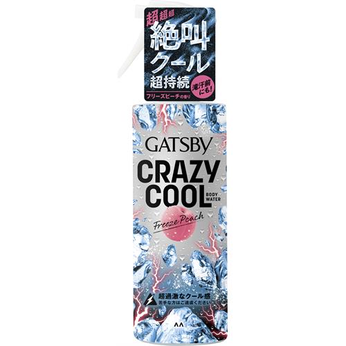 マンダム ギャツビー　クレイジークール　ボディウォーター　フリーズピーチ