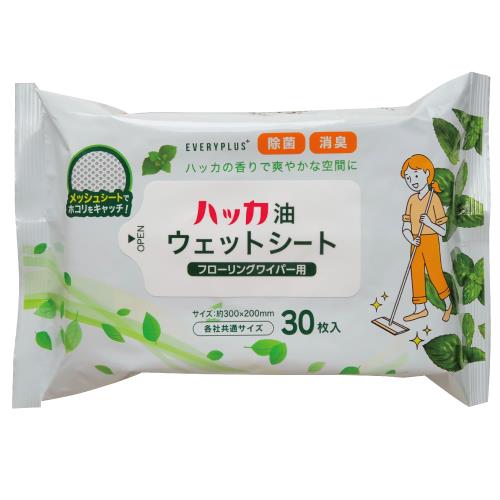 三和通商 ハッカ油　フローリングウェットシート　30枚