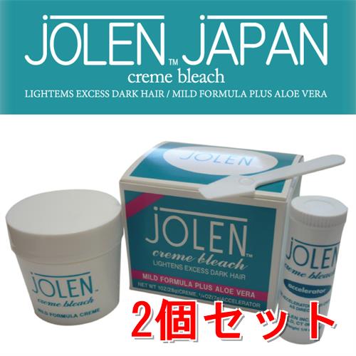 ドラッグストアウェルネスの《セット販売》 ジョレン クリームブリーチ 1剤7g 2剤28g クリーム状脱色剤×2個セット【送料無料】【医薬部外品】|詳細画像