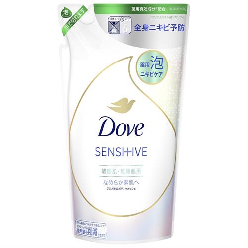 薬用　ダヴ　ニキビケア泡ボディウォッシュ　なめらか素肌　つめかえ用　430g【医薬部外品】