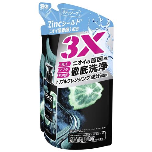 《セット販売》アックス　プレミアムフレグランス　ボディソープ　アクアベルガモット　つめかえ用　350g×6個セット 2