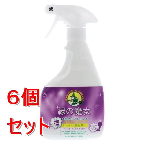 《セット販売》 ミマスクリ−ン 緑の魔女 泡タイプ トイレ (450ml)×6個セット ドイ...