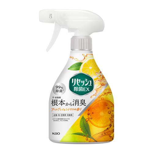 花王 リセッシュ除菌EX　アールグレイ＆シトラスの香り　本体　370mL　消臭芳香剤