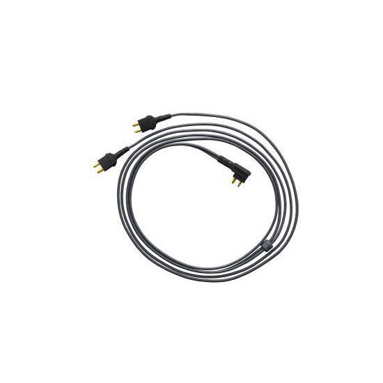 リオネット　補聴器　アクセサリー　両耳用　アナログ箱型用　Y型イヤホンコード　80cm PHI-a35 HA-43