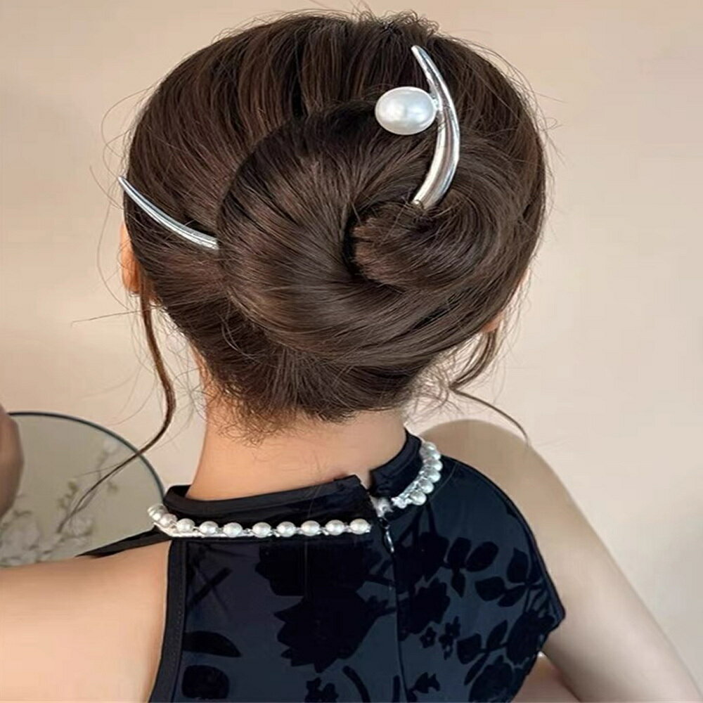 ヘアアクセサリー かんざし ヘアピン ヘアアレンジ 結婚式 オフィス おしゃれ 可愛い メタル 浴衣 ヘアスティックヘアアクセ 夜会巻き 盛り盛りヘア まと...