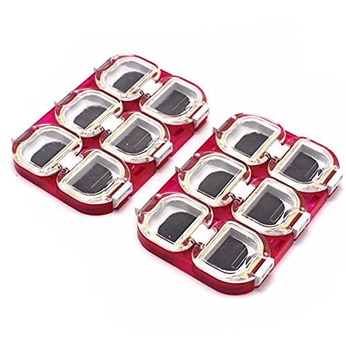 フィッシングケース 6コマ 2個 セット 防水 ユニットケース マグネット コンパクト フック収納 収納ボックス 針ケース ガン玉 仕掛け 小物入れ 釣り 釣り...