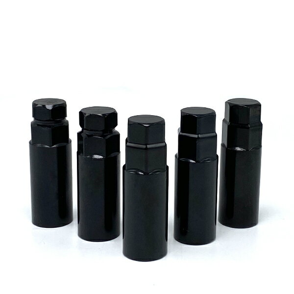 【即日発送】17HEXナット用ソケット ホイールナットソケット ブラック P1.25/P1.5 5本 トヨタ ホンダ マツダ ダイハツ 三菱 NBOX マークX プリウス クラウン 他【送料無料】