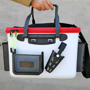 【即日発送】釣り バッカン ロッドホルダー ショルダー タックルボックス 活かしバッカン EVA フィッシュキープ 生餌 収納ポケット通販格安セール情報 楽天 通販