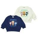 ・【本体綿100%】2024年 秋冬 アンパンばいきんドキンベビー 裏起毛 スウェットシャツ Anpanman
