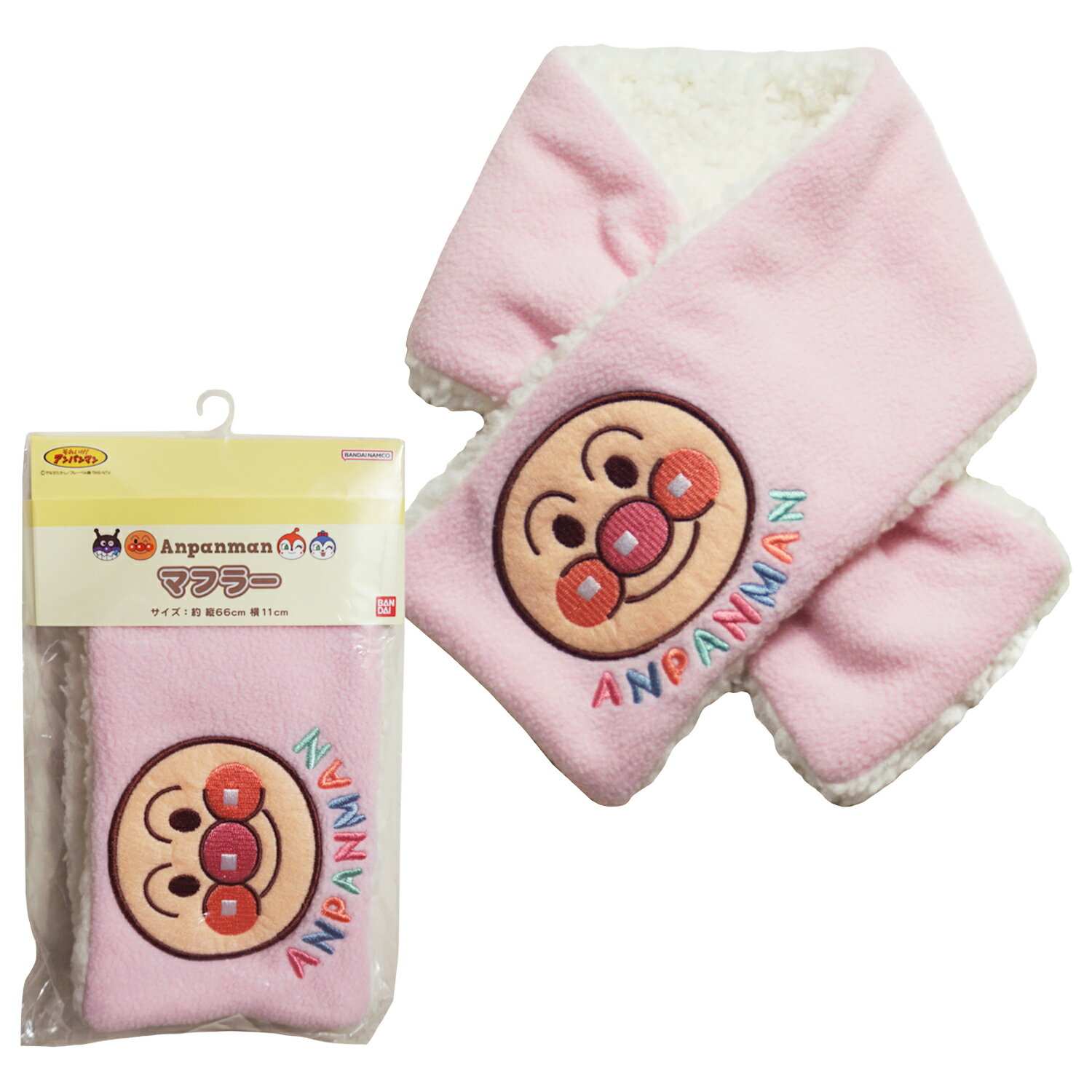 2025年 秋冬 アンパンマンベビー フリースマフラー ANPANMAN