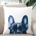 タイムセール!! クッションカバー miart x Jubilee コラボ FRENCH BULLDOG ペットデザイン 45×45cm リネン 天然の麻を含んだハンドメイド プレゼント ギフト レトロスタイル 新生活 新居 引越し祝い 新築 子供 家 おうち 在宅 おしゃれ