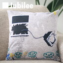 タイムセール 【バンクシー Banksy クッションカバー】 Cushion Cover 北欧デザイン 45×45cm リネン 天然の麻で出来たハンドメイド TVフライング プレゼント ギフト 新生活 新居 引越し祝い 新築 子供 家 おうち 在宅 おしゃれ 母の日