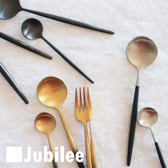 セール SALE ! ギフト箱入り カトラリー 4点セット 18-10 高級ステンレス Jubilee Cutlery スプーン ナイフ フォーク おしゃれ ブランド ギフト 食器 結婚祝い 引っ越し 新居 北欧デザイン プレゼント　ティースプーン 子供