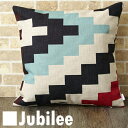 クッションカバー Cushion Cover 北欧デザイン 45×45cm リネン 天然の麻で出来たハンドメイド ジグザグ ジオメトリック プレゼント ギフト ...