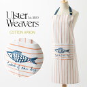 SALE セール 【エプロン アルスターウィーバーズ Ulster Weavers 】 英国王室御用達 エプロン コットン Willow Toile 魚 ストラ...
