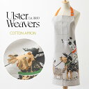 SALE セール 【エプロン アルスターウィーバーズ Ulster Weavers 】 英国王室御用達 エプロン コットン Dog Days 犬 オレンジ カフ...