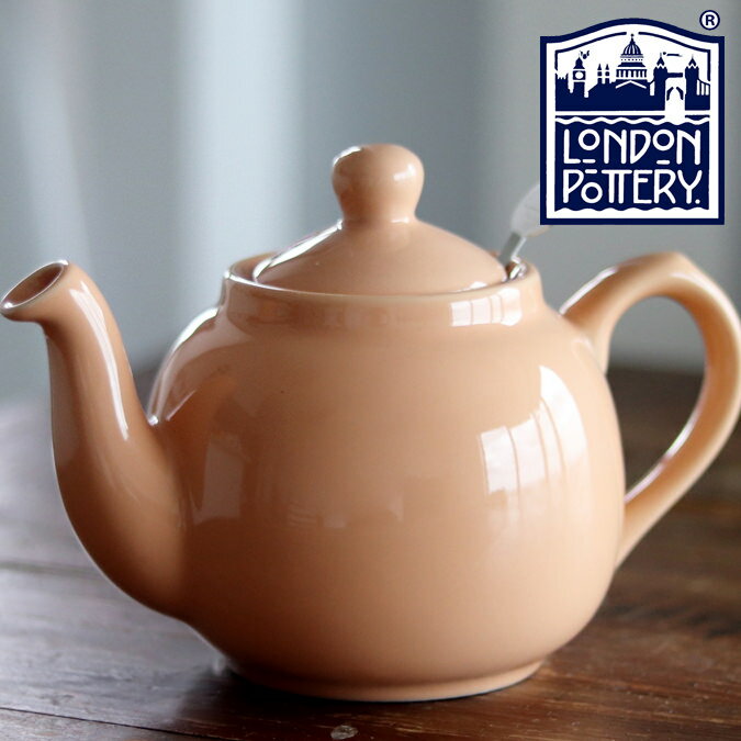 【訳あり】 London Pottery ティーポット 600ml 英国ブランド ロンドン ポタリー 2カップ 陶器 ボックス付き 無地 プレーン かわいい 紅茶 コーヒー ホーロー 琺瑯 新生活 新居 引越し 新築 記念日 ストレーナー 子供 家 おうち 在宅 おしゃれ