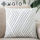 SALE セール valo × Jubilee コラボクッションカバー POLKU 北欧 幾何学デザイン 45×45cm リネン 天然の麻を含んだハンドメイド ...