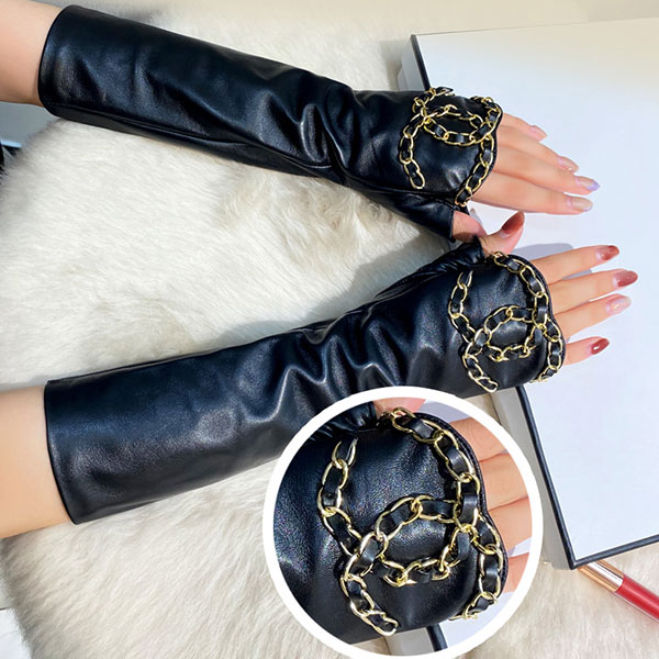 【予約販売】革手袋 レディース レザーグローブ 手袋 革グローブ 指なし 本革 暖かい ロンググローブ 結婚式 披露宴 2次会 お呼ばれ フォーマル 謝恩会 発...