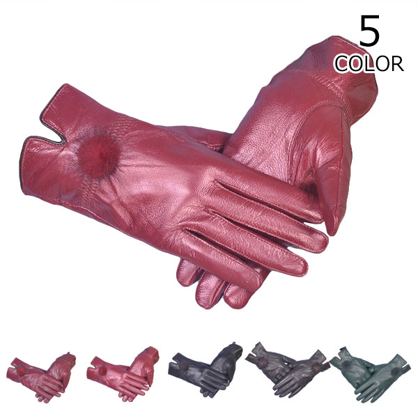 【予約販売】手袋 レデイース レザー 高級 革手袋 レデイース レザー 革グローブ バイク グローブ 通勤 手袋 レデイース レザー 防寒手袋 保温性抜群 グロ...