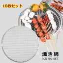 焼き網10枚セット 使い捨て 丸型 ドーム型 スチール網 バーベキュー BBQ 交換網 換え網 替え網 イワタニの網焼きプレートに最適ぴったりサイズあります カ...