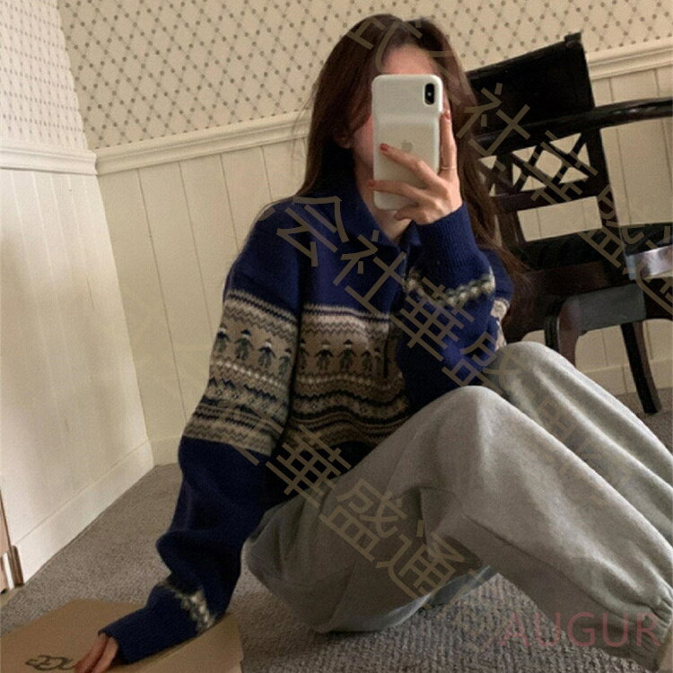 weloveの【予約販売】セーター クリスマス レディース 秋冬 クリスマス ニット クリスマス セーター あったかい かわいい カジュアル 長袖 トップス レッド 可愛い おしゃれ プレゼント 贈り物｜アングル3