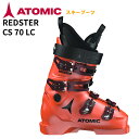 2023 ATOMIC アトミック スキーブーツ REDSTER CS 70 LC フレックス 70 AE5024520 Red / Black