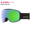 2021 ATOMIC アトミック ゴーグル COUNT 360°HD Black AN5106014 スキー スノーボード