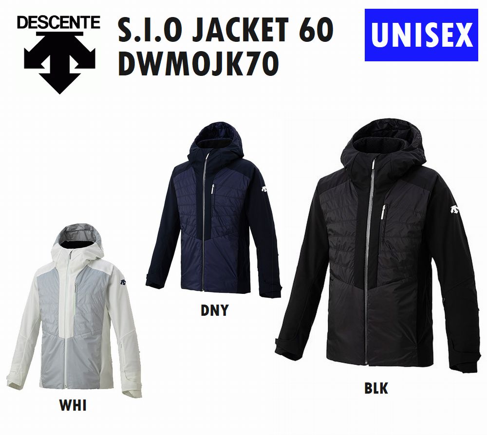 DESCENTE デサント スキーウェア S・I・O JACKET 60 DWMOJK70 スキー スノーボード ヒートナビ