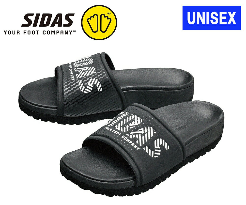 2022 SIDAS シダス 3D SANDAL ZEBRA ゼブラ ブラック 3Dサンダル 健康サンダル