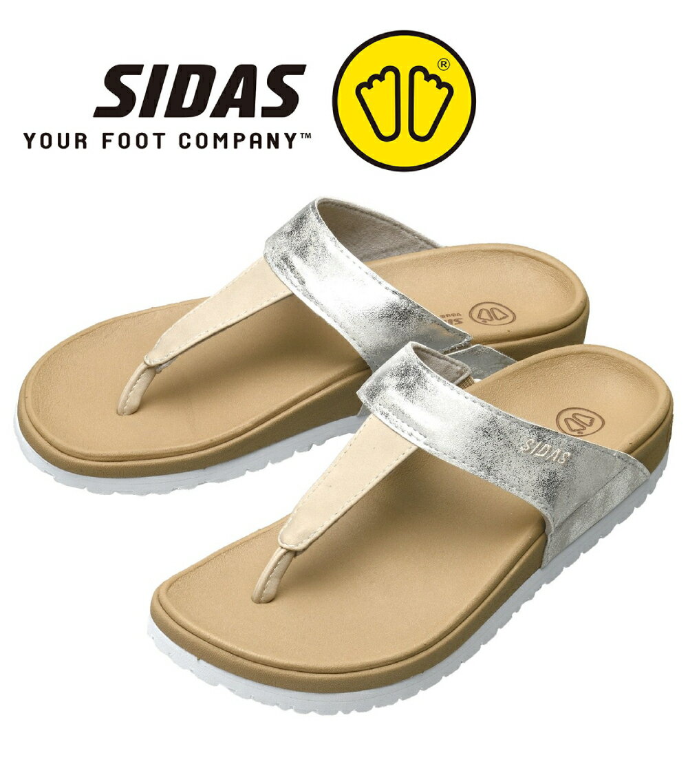 SIDAS V_X 3D SANDAL SHINY VCj[ Vo[ 3DT_ fB[X