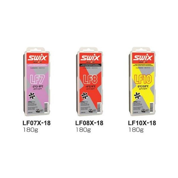 【在庫処分】SWIX スウィックス LF7 LF8 LF10 180g スキー スノボー HOT WAX フッ素ワックス