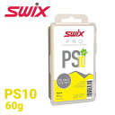 SWIX スウィックス スキー ワックス PRO Performance Speed PS PS10-6 PS10イエロー 60g 対応雪温/ -0〜＋10℃ すべてのレーシングワックスの基礎 メーカー希望小売価格はメーカーサイトに基づいて掲載しています