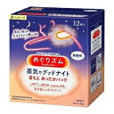 【税込3980円以上で送料無料】めぐりズム蒸気でグッドナイト 12枚 ウェルパーク