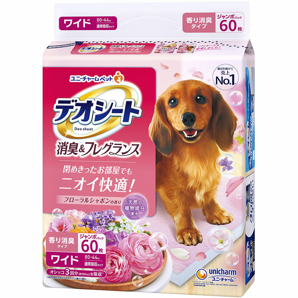 デオシート消臭FフローラルW　60枚▲B2