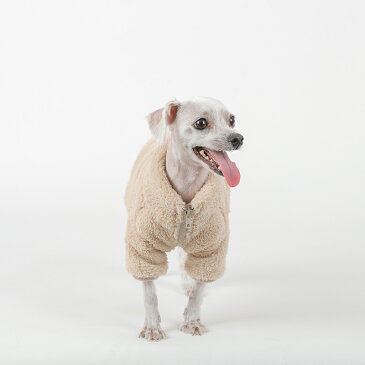 ジップアップボアジャケット/ S,M,L,XL,XXL 3Color 犬 服 犬の服 ドッグウェア ベストフレンズ もこもこ ボア ジャケット アウター 暖かい 秋 冬 防寒