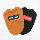 ＼クーポンで最大500円OFF／ 【NEW JACK / ニュージャック】ボックスロゴ Tシャツ 2Color / S M L XL XXL【夜間 反射 プリント かっこいい おしゃれ ストリート ブランド 厚手 生地 ストリート ブランド】【犬服 犬 服 犬の服 ドッグウェア ベストフレンズ】 2