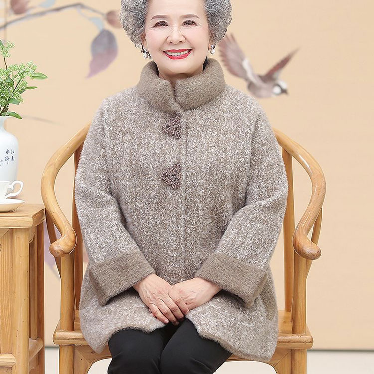 レディース ファーコート 高齢者 コート シニア 婦人服 秋冬 レディース ボアブルゾン 大きいサイズ 裏起毛 体型カバー 防寒 おばあちゃん ジャケット 裏ボア アウター 冬コート お年寄り 暖かい 防寒着 40代 50代 60代 70代 母の日 プレゼント wenda-select-10017520 WENDA-SELECT サンプル画像2