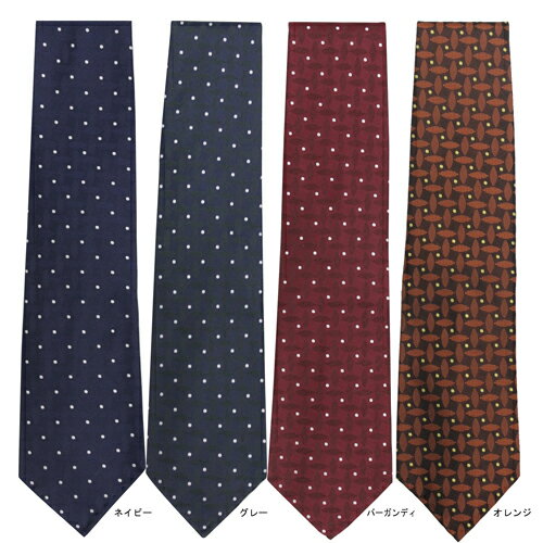 GLAD HAND TAILORED PERU FOUR IN HAND TIE ジャガード ネクタイ タイ ドット【4色有り】【日本製/プレゼント/父の日/クリスマス/ギフト】