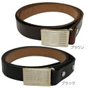 バックルベルト ベルト（メンズ） GLADHAND USA メンズ　ベルト レザー スライドバックルベルト SLIDE BUCKLE BELT 黒 ブラウン