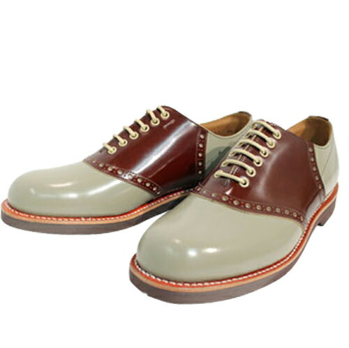 GLAD HAND REGAL サドルシューズ メンズ グラッドハンド×リーガル SADDLE SHOES GRY/BRN グレーブラウン 【送料無料】 GLADHAND