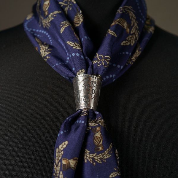 グラッドハンド　バンダナホルダー　シルバー925 テーパーリング　ストールリング